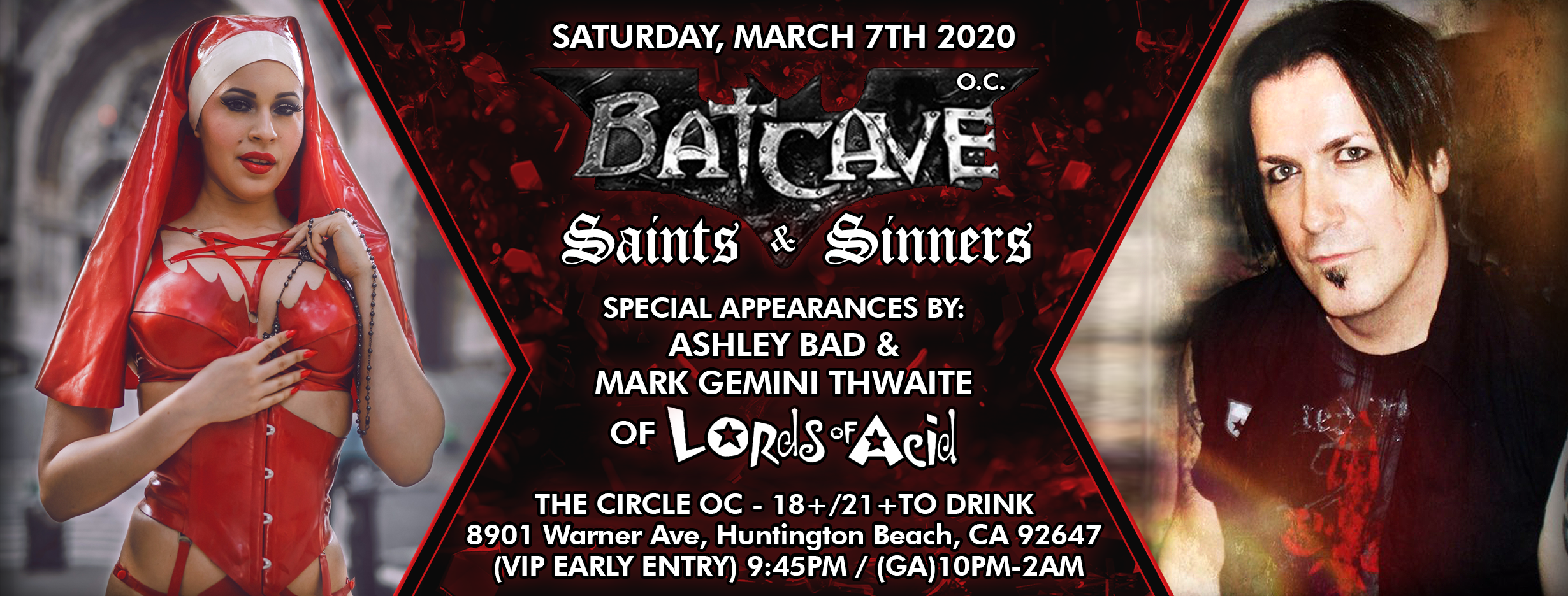 BatcaveOC-Saints &amp; Sinners March 2020